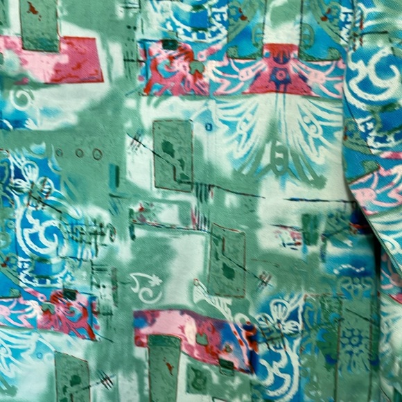 Kak Tus Women's Vintage Printed Jacket. Very Good Condition. Size M. - Picture 9 of 11